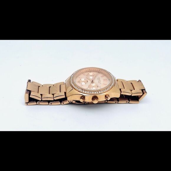 Caravelle Womens Rose Gold Finish Chronograph Watch main image 5